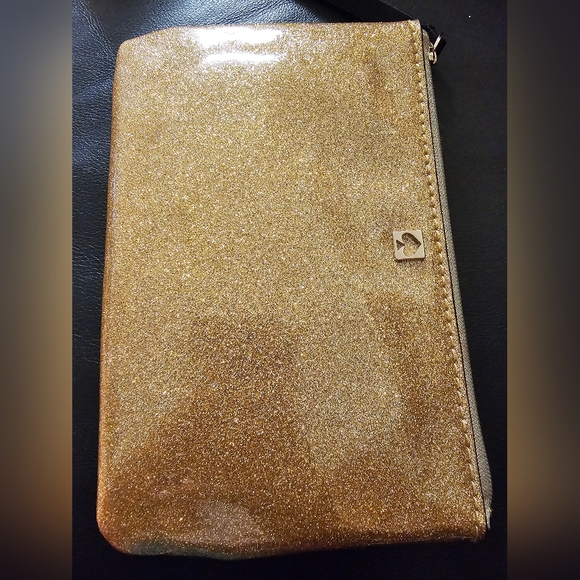 Kate Spade Bethann Gold Sparkle Wristlet NWOT - Picture 2 of 14